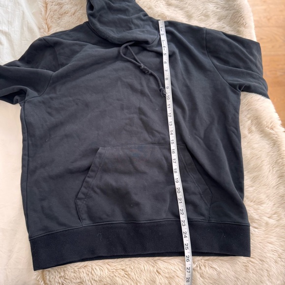 SALE ⬇️ OAK + FORT Black relaxed fit Hoodie - L - Picture 8 of 10